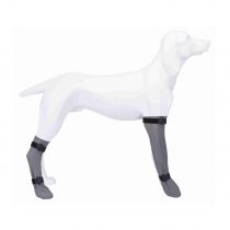 Захисні гольфи Trixie для собак, розмір M, силікон, сірий, 8×35 см, 1 шт