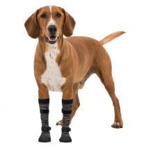 Захисні шкарпетки Trixie Walker Socks для собак, розмір M-L, чорно-сірий