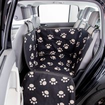 Покривало Trixie для собак, на заднє сидіння автомобіля, чорно-бежевий, 65×145 см