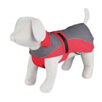 Попона-дощовик Trixie - Lorient для собак, 40 см, червоно-сірий