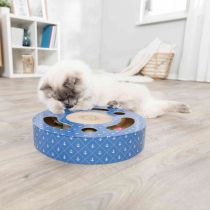 Драпак-барабан Trixie, для котів, картонний, 33×5.5 см, синій