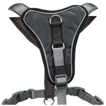 Шлея Trixie Premium Y-Harness S-M для собак, 50-60 см, 15 мм, графіт