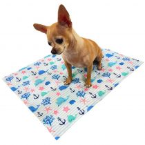 Охолоджуючий килимок Croci Tappetino Refrigerante FreshMat для собак, принт морський Кіт, 50×40 см