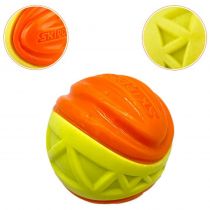 Іграшка-м'яч для собак BronzeDog Skipdawg X-Foam ball, свистячий, 7 см