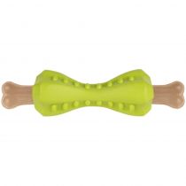 Іграшка-кістка для собак BronzeDog Smart, мотиваційна, зелений, 12×5 см