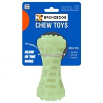 Іграшка-гантель для собак BronzeDog Chew Bone, Світлонакопичувальні, 5×13 см