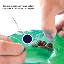 Іграшка для собак Petstages Orka Колесо, зелена, 15.2×15.2×5 см