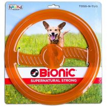 Іграшка Bionic Opaque Toss-N-Tug кільце помаранчеве, для собак, 23 см