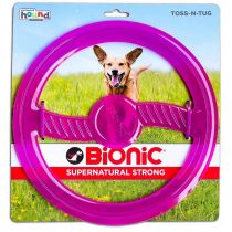 Іграшка Bionic Opaque Toss-N-Tug кільце фіолетове, для собак, 23 см