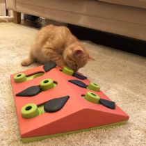 Інтерактивна іграшка для котів Nina Ottoson Кавун, 26.6×7×26.5 см