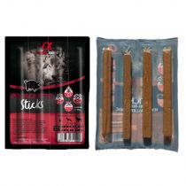 Напіввологі ласощі для собак Alpha Spirit DOG Sticks Prosciutto, палички з прошутто, 4 шт, 40 г