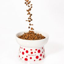 Миска Petkit Polka Dot Bowl керамічна, для собак малих порід і котів, біла, 120 мл