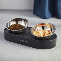 Миски Petkit Fresh Nano Pet Cat One Bowl Stand металеві на підставці, для котів, чорні, 480 мл