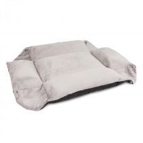 Лежак SIMON 1, чорно-сірий, для собак, 52×42×18 см