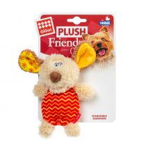 М'яка іграшка GiGwi Plush, плюшевий песик, з пищалкою, текстиль, 13 см