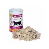 Вітаміни Vitomax Brewers для котів, з пивними дріжджами та часником, 300 таб