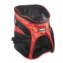 Рюкзак-переноска AnimAll для собак і котів, нейлон, червоний, 31×25×35 см