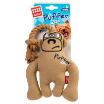 Іграшка GiGwi Puffer Zoo Мавпа з пищалкою, для собак, текстиль, 31 см